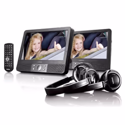 Lenco MES-415 Lecteur DVD/Blu-Ray portable Lecteur DVD portable 22,9 cm (9") Noir