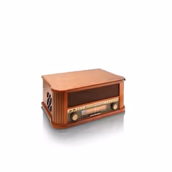 Lenco TCD-2550 platine Tourne-disque entraîné par courroie Bois Automatique