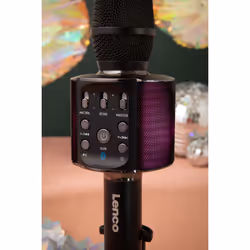Lenco BMC-090 Noir Microphone de karaoké - Vue supplémentaire 13