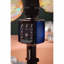 Lenco BMC-090 Noir Microphone de karaoké - Vue supplémentaire 14