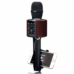 Lenco BMC-090 Noir Microphone de karaoké - Vue supplémentaire 5