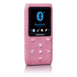 Lenco Xemio-861, Lecteur MP4, 8 Go, TFT, USB 3.2 Gen 1 (3.1 Gen 1), Radio FM, Rose