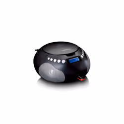 Lenco SCD-331 Portable Analogique Noir, Argent