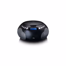 Lenco SCD-331 Portable Analogique Noir, Argent