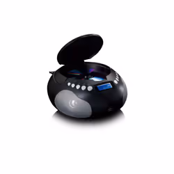 Lenco SCD-331 Portable Analogique Noir, Argent - Vue supplémentaire 4