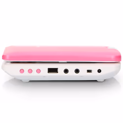 Lenco DVP-920PK Lecteur DVD/Blu-Ray portable Lecteur DVD portable Convertible 22,9 cm (9") Rose, Blanc - Vue supplémentaire 5