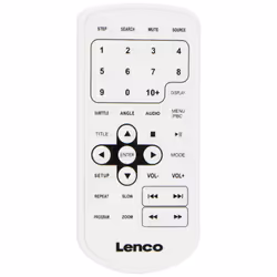 Lenco DVP-920PK Lecteur DVD/Blu-Ray portable Lecteur DVD portable Convertible 22,9 cm (9") Rose, Blanc - Vue supplémentaire 9