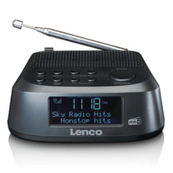 Lenco CR-605BK réveille-matin Réveil numérique Noir