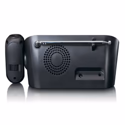 Lenco CR-615BK Radio portable Horloge Analogique et numérique Noir