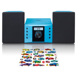 Lenco MC-013BU Système stéréo portable Numérique 4 W FM Bleu Lecture de MP3