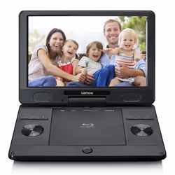 Lenco BRP-1150BK Lecteur DVD/Blu-Ray portable Lecteur Blu-Ray portable Convertible 29,2 cm (11.5") 1024 x 600 pixels Noir