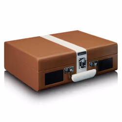 Lenco TT-120BNWH Tourne-disque entraîné par courroie Marron, Blanc - Vue supplémentaire 4