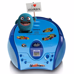 Lenco SCD-24BU kids Portable Bleu - Vue supplémentaire 4