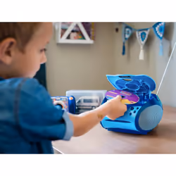Lenco SCD-24BU kids Portable Bleu - Vue supplémentaire 8
