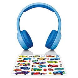 Lenco HPB-110 Kids Kopfhörer BT blau 85DB Limite akku stickers Bleu