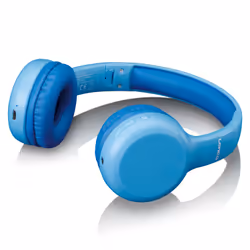 Lenco HPB-110 Kids Kopfhörer BT blau 85DB Limite akku stickers Bleu