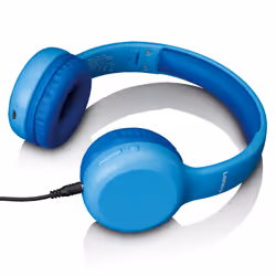 Lenco HPB-110 Kids Kopfhörer BT blau 85DB Limite akku stickers Bleu - Vue supplémentaire 6