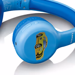 Lenco HPB-110 Kids Kopfhörer BT blau 85DB Limite akku stickers Bleu - Vue supplémentaire 7
