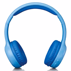 Lenco HPB-110 Kids Kopfhörer BT blau 85DB Limite akku stickers Bleu - Vue supplémentaire 9