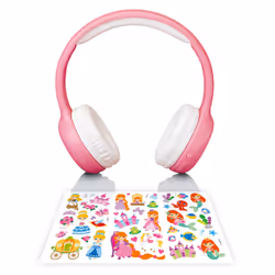 Lenco HPB-110PK, Avec fil &amp;sans fil, 130 g, Casque, Rose