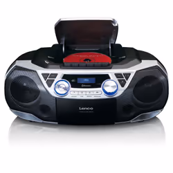 Lenco SCD-720SI Radio portable Numérique Noir, Argent