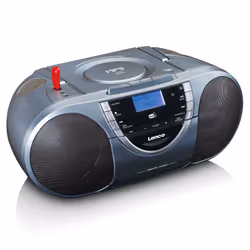 Lenco SCD-6800GY Radio portable Analogique et numérique Gris, Argent