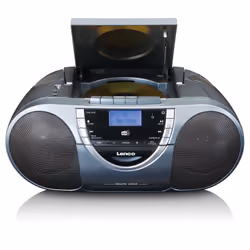Lenco SCD-6800GY Radio portable Analogique et numérique Gris, Argent