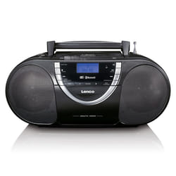 Lenco SCD-600 Lecteur CD personnel Noir, Argent