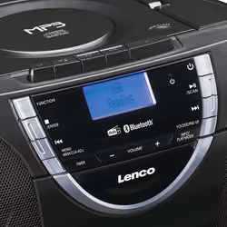 Lenco SCD-600 Lecteur CD personnel Noir, Argent - Vue supplémentaire 6