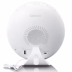 Lenco CRW-110WH réveille-matin Réveil numérique Blanc