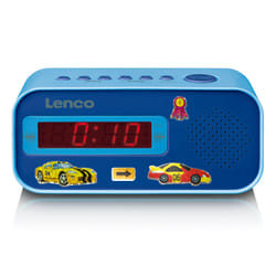Lenco CR-205 Réveil numérique Bleu