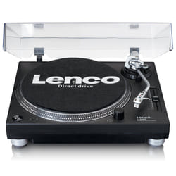 Lenco L-3809 Tourne-disque à entraînement direct Noir, Argent Manuel