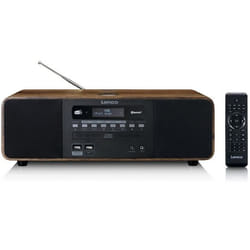 Lenco DAR-051WD Lecteur de CD Lecteur CD portable Noir, Bois