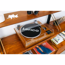 Lenco LS-55WA platine Tourne-disque entraîné par courroie Bois Semi-automatique - Vue supplémentaire 13