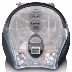 Lenco SCD-24TR Radio portable Numérique Transparent - Vue supplémentaire 5