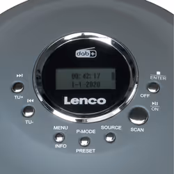 Lenco CD-400GY Lecteur de CD Lecteur CD personnel Anthracite - Vue supplémentaire 5