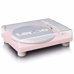 Lenco LS-50PK Tourne-disque entraîné par courroie Rose Manuel