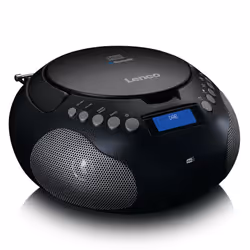 Lenco SCD-341BK Lecteur de CD Lecteur CD portable Noir