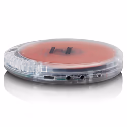 Lenco CD-202TR Lecteur de CD Lecteur CD personnel Transparent