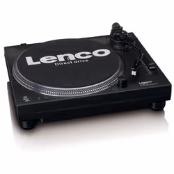Lenco LEN L-3818, Automatique, Noir, Aluminium, 1 s, 33,45 tr/min, Rotatif