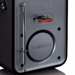 Lenco PDR-051BKSI Radio portable Analogique et numérique Noir - Vue supplémentaire 5