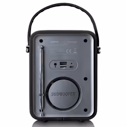 Lenco PDR-051BKSI Radio portable Analogique et numérique Noir - Vue supplémentaire 6