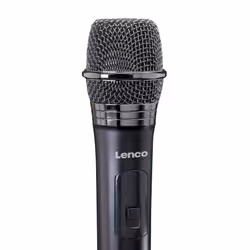 Lenco MCW-011BK microphone Noir Microphone de scène/direct