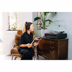 Lenco LS-430BK platine Tourne-disque entraîné par courroie Noir - Vue supplémentaire 19