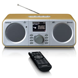 Lenco DIR-141WD Radio portable Internet Numérique Bois