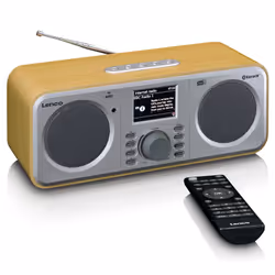 Lenco DIR-141WD Radio portable Internet Numérique Bois