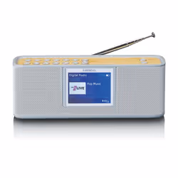 Lenco LEN PDR-046, Personnel, Analogique et numérique, DAB, DAB+, FM, 6,1 cm (2.4"), LCD, 19 m