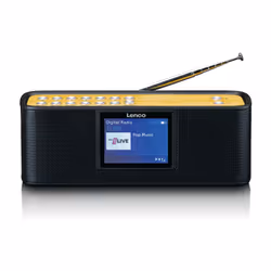 Lenco PDR-045, Portable, Numérique, DAB+, FM, 6 W, 5,08 cm (2"), LCD