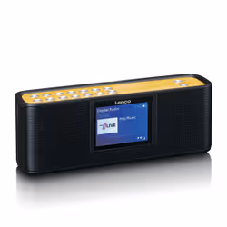 Lenco PDR-045 Portable Numérique Noir