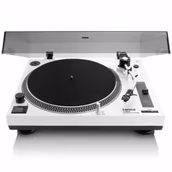 Lenco L-3810, Tourne-disque à entraînement direct, Manuel, Blanc, Aluminium, Métal, Plastique, Caoutchouc, Aluminium, 1 s